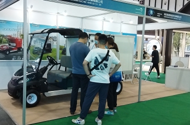 绿友电动布草车 亮相2022年上海国际酒店设计与用品展会